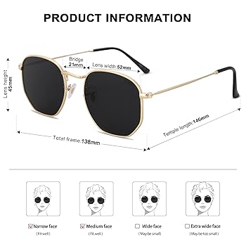 mihou　0709 Amazon.com: SOJOS Small Square Polarized Sunglasses for Men